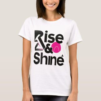 T-shirt motivationnel de la montée et de la brilla