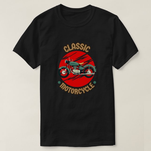 T-shirt Moto classique (Design devant)