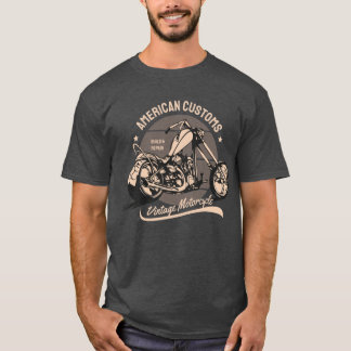 T-shirt Moto-cycle des douanes américaines