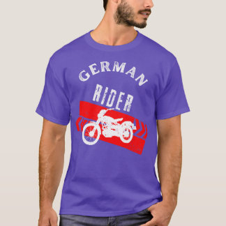 T-shirt Moto-cycliste allemand Vintage Biker
