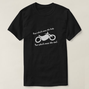 T-shirt Moto - deux roues déplacent l'âme