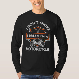 T-shirt Moto Drôle Pour Hommes Femmes Moto Rider Lo