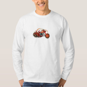 T-shirt Moto En Lignes Jouantes