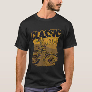 T-shirt Moto équitation Classique Vélo Grand-pa Moto