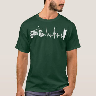 T-shirt Moto et bière - moto chopper biker T-S