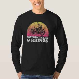 T-shirt Moto Et Rhino Motos Et Rhinocéros