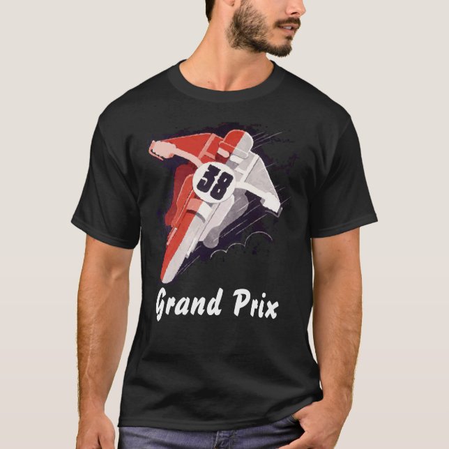 T-shirt Moto Grand prix (Devant)