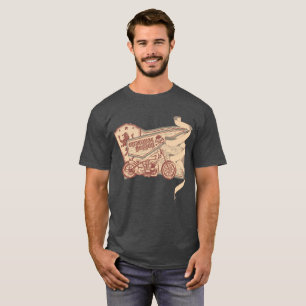 T-shirt moto Grunge pour hommes