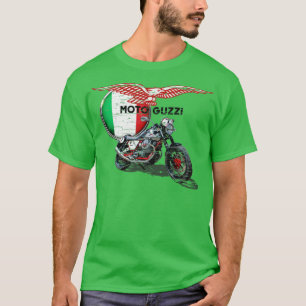 T-shirt Moto Guzzi en détresse