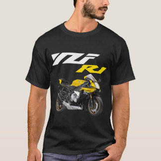 T-shirt Moto Jaune R1 Sporstbike