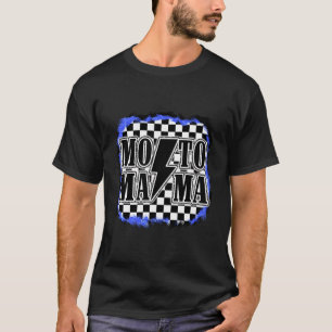 T-shirt Moto Mama Motocross Racing Dirt Bike Mom Son Race