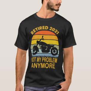 T-shirt Moto motocycliste à la retraite Dit Retro Style