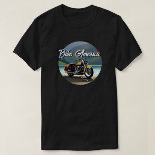 T-shirt Moto Parking près du lac