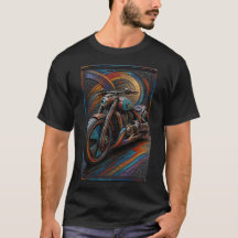 Moto personnalisée futuriste – Micro mosaïque 3D