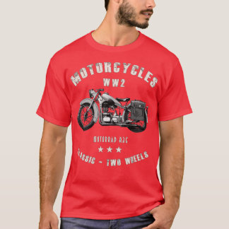 T-shirt Moto R35 rétro vintage moto WW2