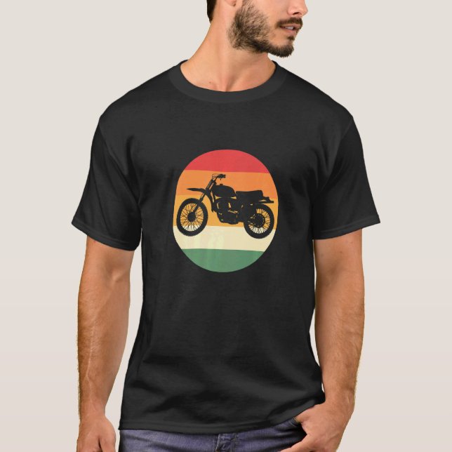 T-shirt Moto Retro (Devant)