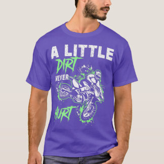 T-shirt Moto Vert Vélo Dirt MX Motocross Mens