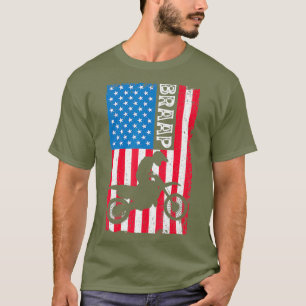 T-shirt Moto vintage Vélo Dirt Motocross Américain