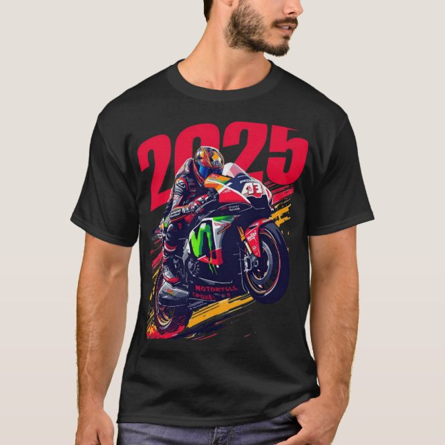 T-shirt Moto X 2025 Sprint Splash (Devant)
