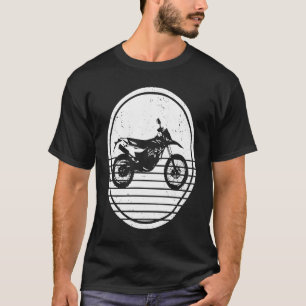 T-shirt Motocro Retro Graphic Dirt Biker Motorcycle Enduro