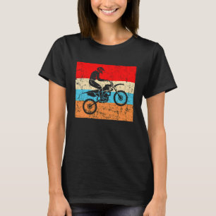 T-shirt Motocro Retro Graphic Dirt Biker Motorcycle Enduro