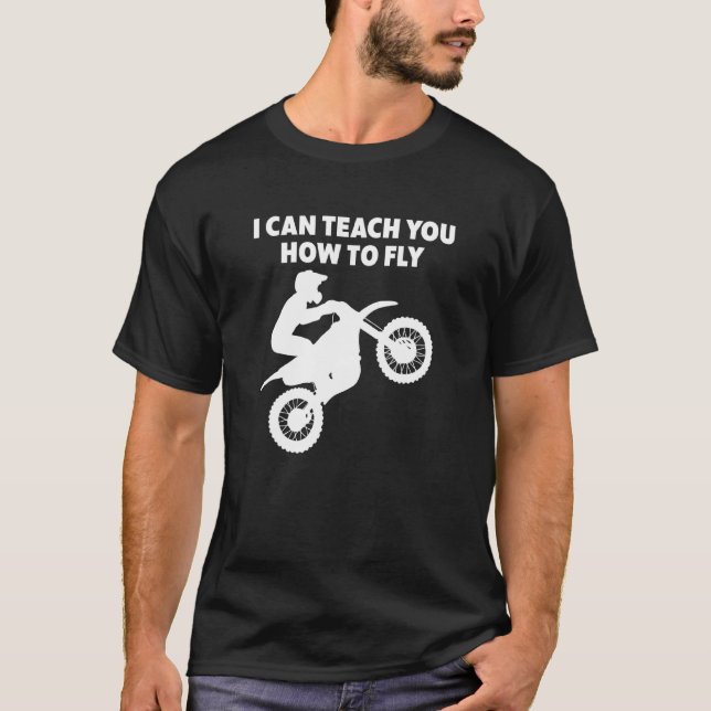 T-shirt Motocross Biker Dirt Bike Motorbike Peut Vous Ense (Devant)