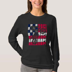 T-shirt Motocross - Drapeau Américain - Vélo Dirt