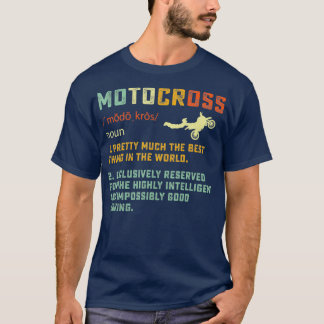 T-shirt Motocross drôle vintage motocyclettes cadeaux rétr