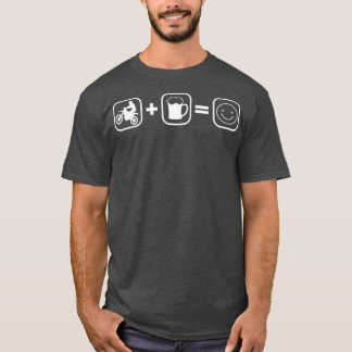 T-shirt Motocross et bière moto de motocross motocross