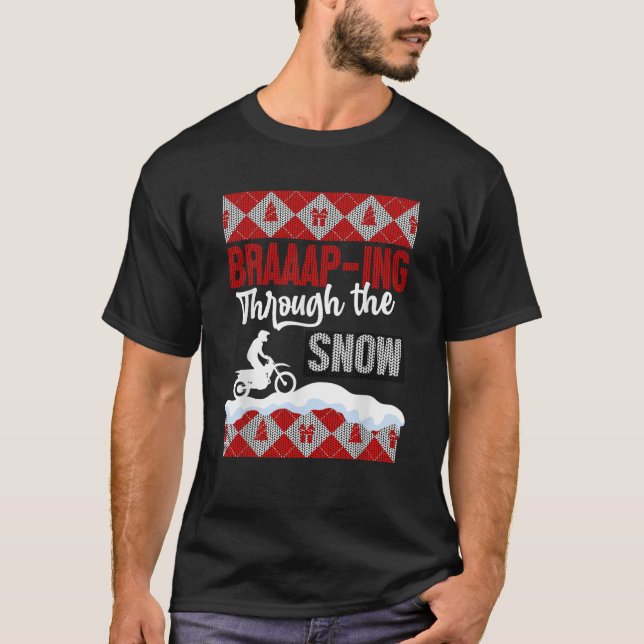 T-shirt Motocross Motocross Enduro Dirt Bi (Devant)