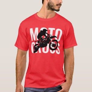 T-shirt Motocross Motorcycle Sport Pop Art