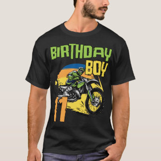 T-shirt Motocross MX, 11 ans Vélo Jour Anniversaire