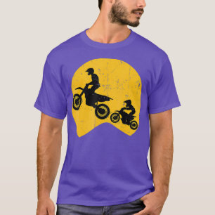 T-shirt Motocross Père Fille Son Motorbike Rider