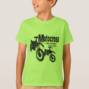 T-shirt Motocross père/fils