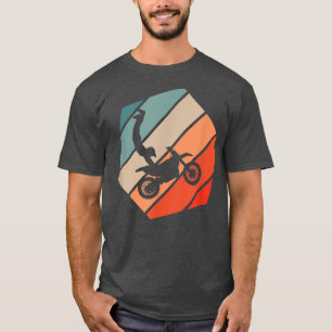 T-shirt Motocross Seatgrab Retro Style Vintage