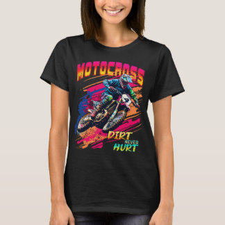 T-shirt Motocross Supercross Race Dirt Vélo Racing Dirt Ne