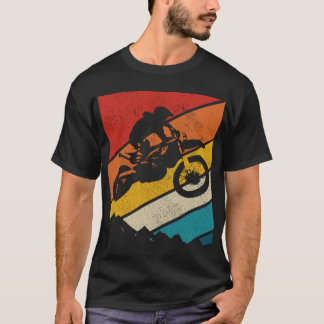 T-shirt Motocross Vintage Dirt Bike MX Enduro Motorcycle B