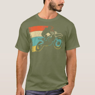 T-shirt Motocross Vintage Enduro Dirt Bike Motorcycle MX