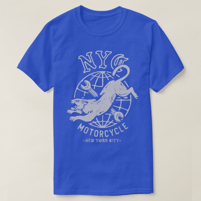 T-SHIRT MOTOCYCLE NYC (Design devant)
