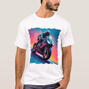 T-shirt Motocyclette à grande vitesse