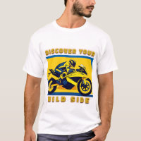 Motocyclette de course et cavalier