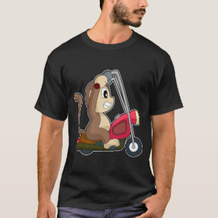 T-shirt Motocyclette de singe