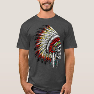 T-shirt Motocyclette en chef indienne amérindienne