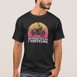 T-shirt Motocyclette et motocyclette blanche