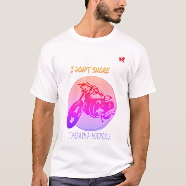 T-shirt Motocyclettes Harley  (Devant)