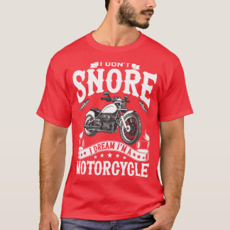 T-shirt Motocycliste