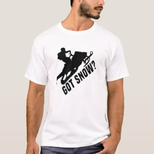 T-shirt Motoneige - Cadeaux de motoneige sous la neige