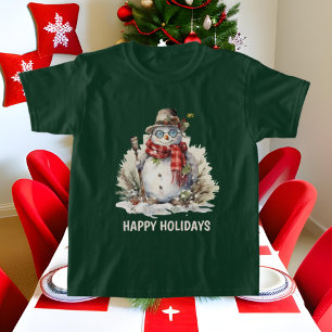 T-shirt Motoneige Festin Christmas ajouter du texte
