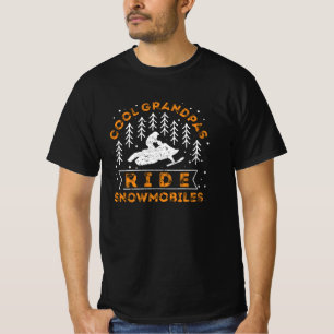 T-shirt Motoneige - Grandpas Cool Circuler Motoneiges