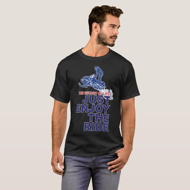 T-shirt Motoneige Profitez du tour (Devant entier)